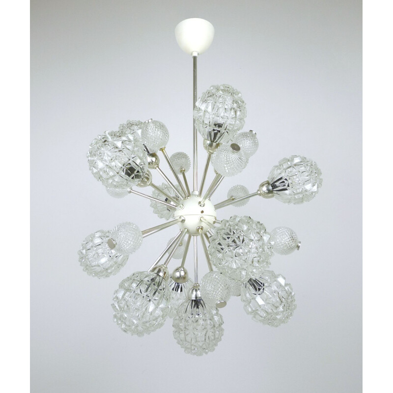 Space Age Sputnik vintage chandelier, Germany, 1970s