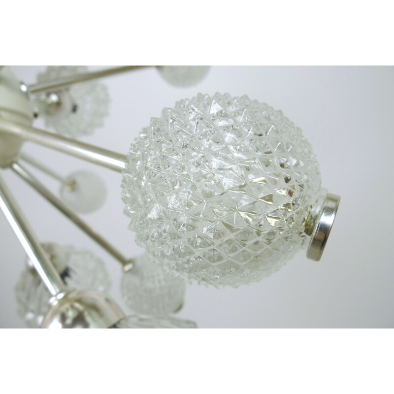 Space Age Sputnik vintage chandelier, Germany, 1970s