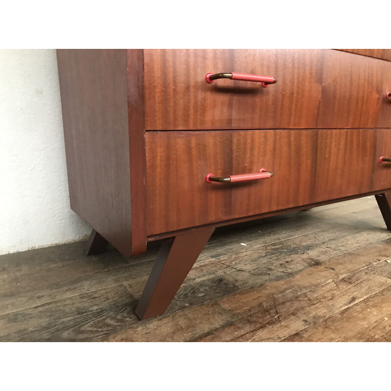 Scandinavian vintage chest of drawers in teak, 1950s