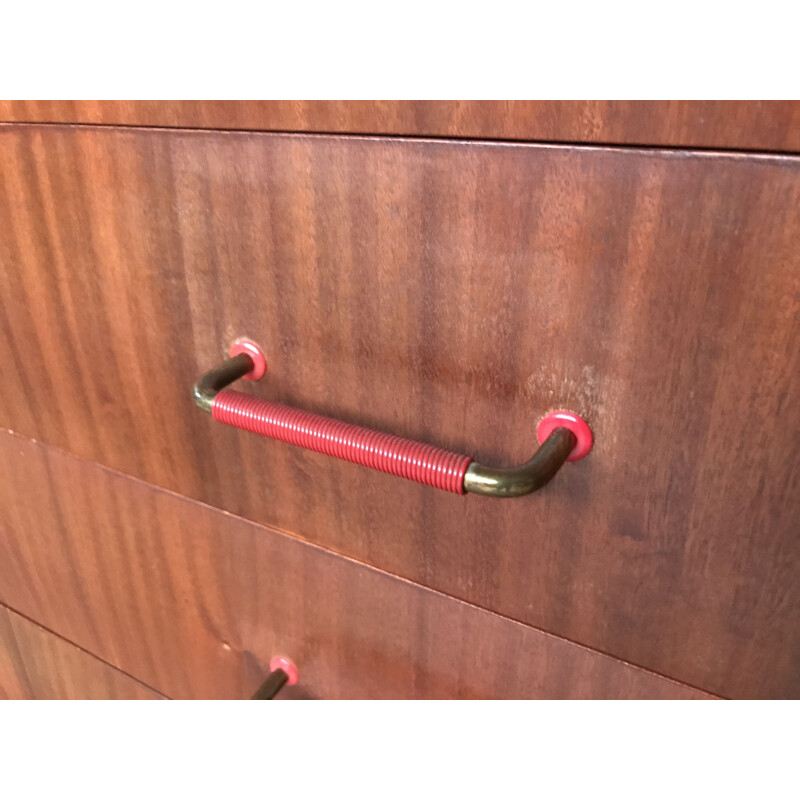 Scandinavian vintage chest of drawers in teak, 1950s