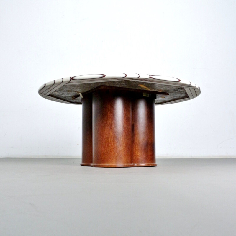Vintage marble coffee table by Hohnert, 1930s