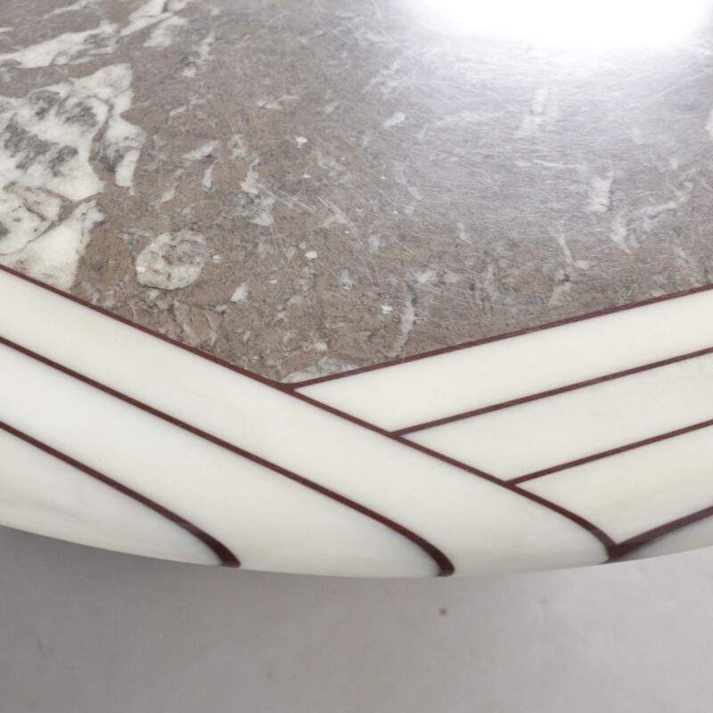 Vintage marble coffee table by Hohnert, 1930s