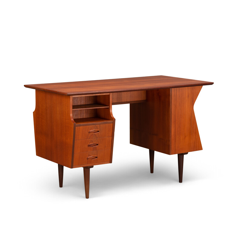 Teak danish vintage desk, 1960s