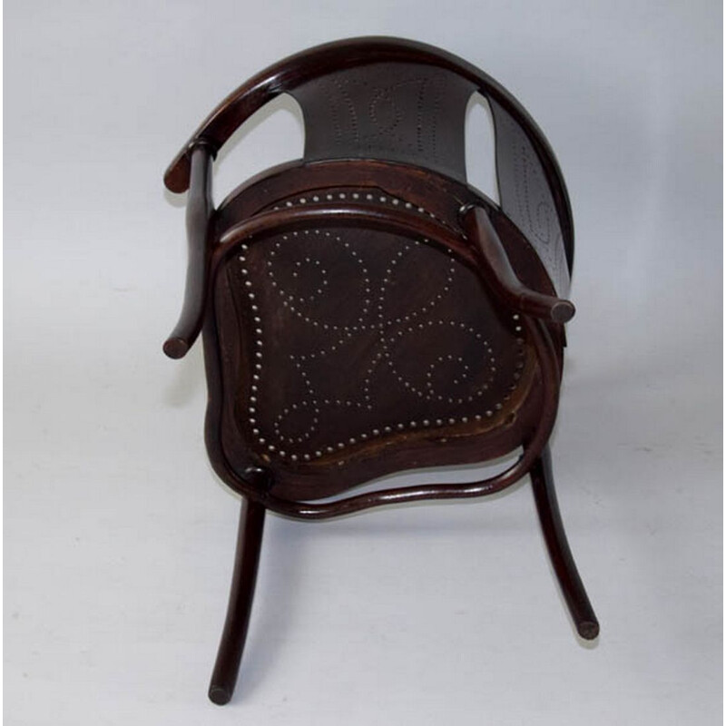 Sedia da ufficio vintage di Thonet, modello 6000, 1900