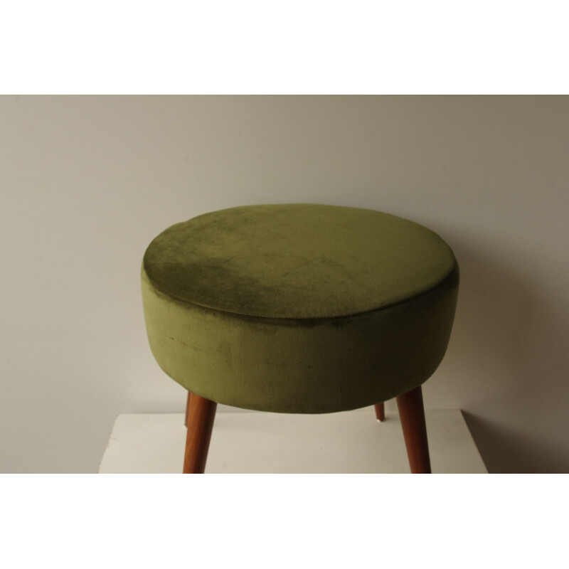 Green vintage stool, 1960s