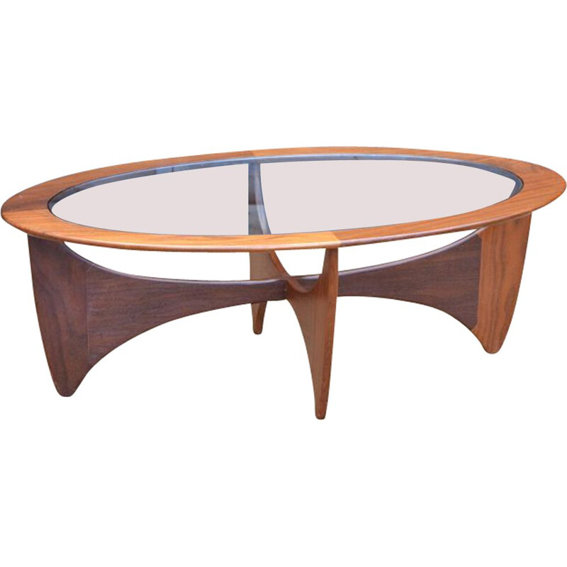 Table basse ovale vintagee par G-Plan - modèle ASTRO