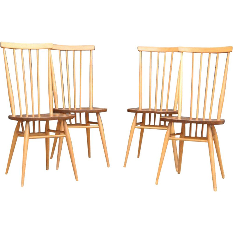 Set of 4 Vintage chairs by Lucian Ercolani