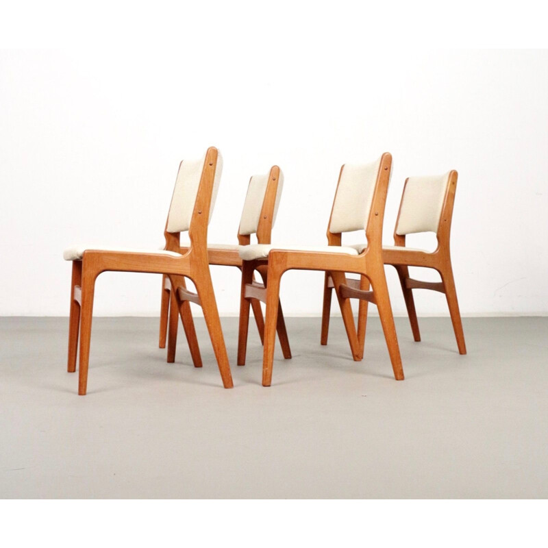 Scandinavian vintage teak dining set, 1950s