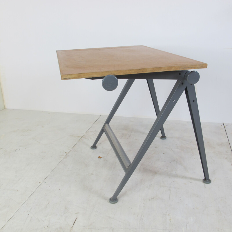 Vintage table desk by Wim Rietveld & Friso Kramer for Ahrend De Cirkel, 1950s