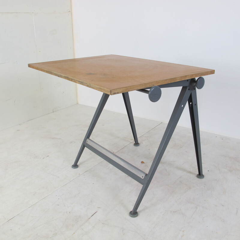 Vintage table desk by Wim Rietveld & Friso Kramer for Ahrend De Cirkel, 1950s