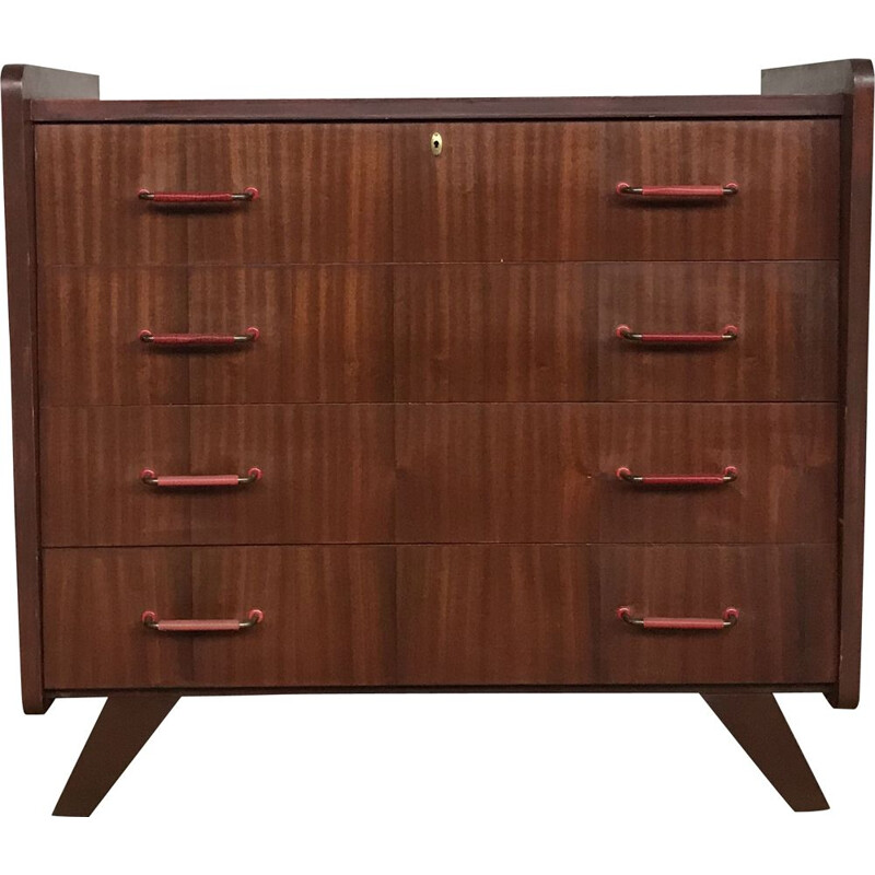 Scandinavian vintage chest of drawers in teak, 1950s