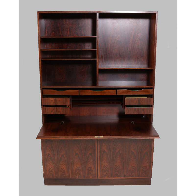 Vintage rosewood secretary by Gunni Omann for Omann Jun