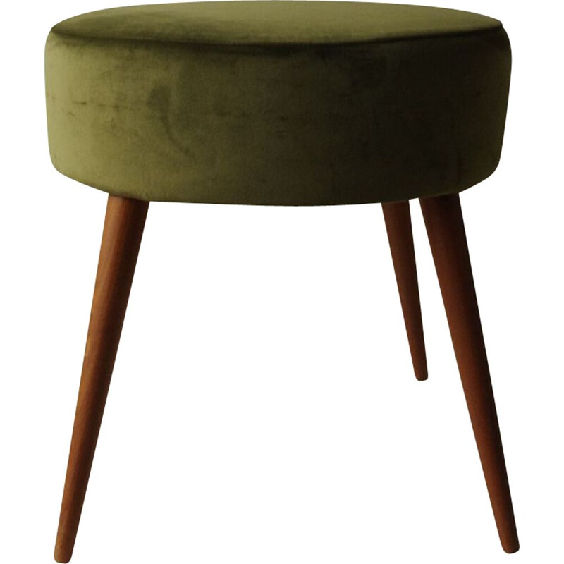 Green vintage stool, 1960s