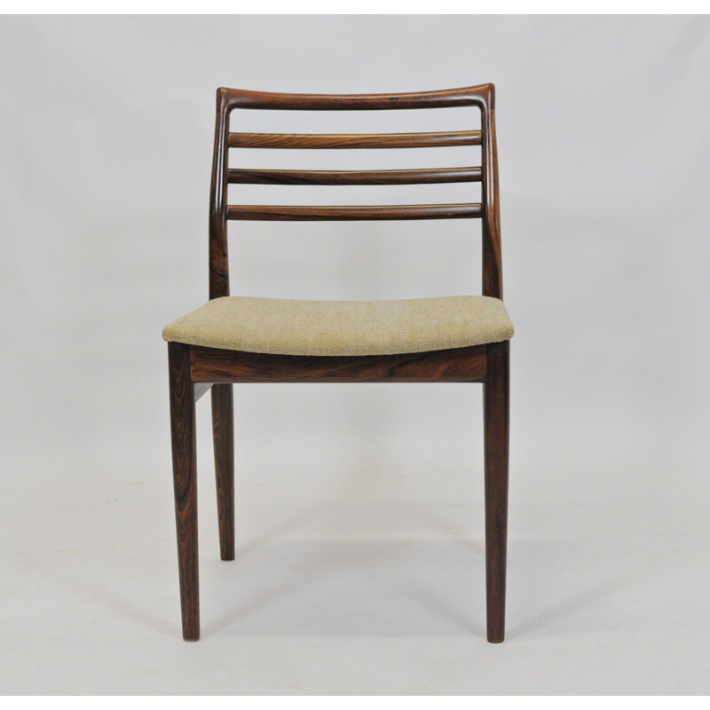 Vintage rosewood dining chairs by Erling Torvits for Sorø Møbelfabrik