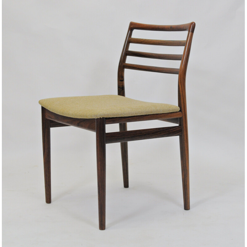 Vintage rosewood dining chairs by Erling Torvits for Sorø Møbelfabrik