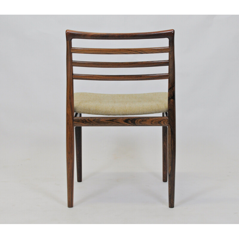 Vintage rosewood dining chairs by Erling Torvits for Sorø Møbelfabrik