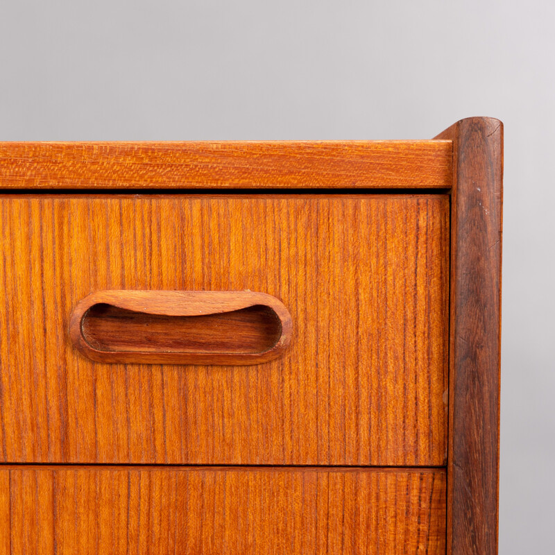 Vintage teak chest of drawers, Denmark, 1960s