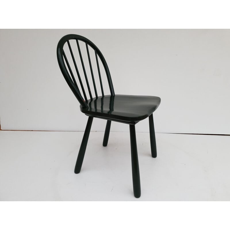 Vintage teak chair by Fritz Hansen, 1950s