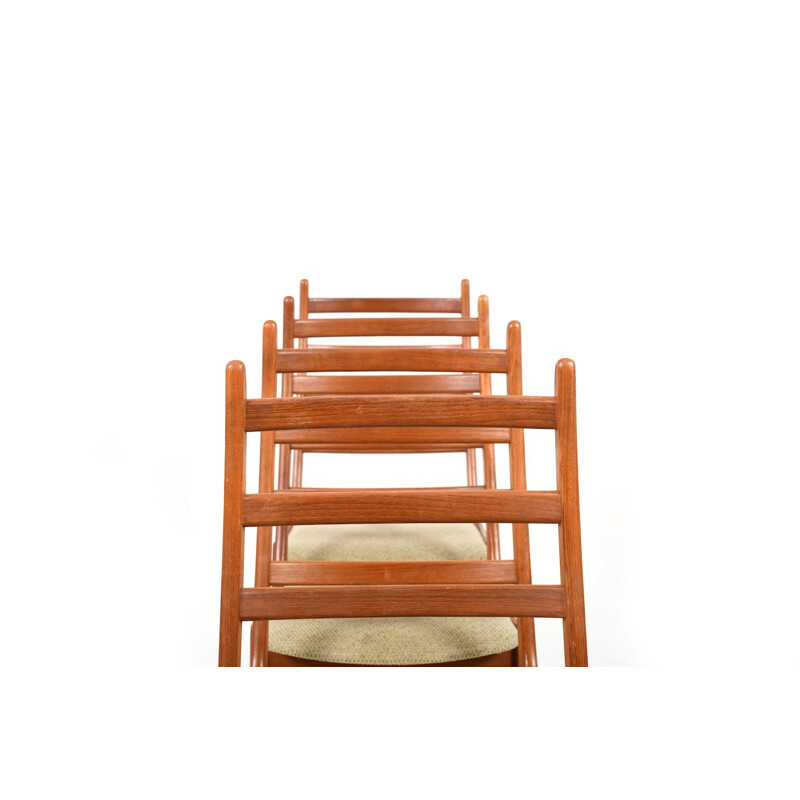 Set of 6 vintage teak dining chairs by Kai Kristiansen