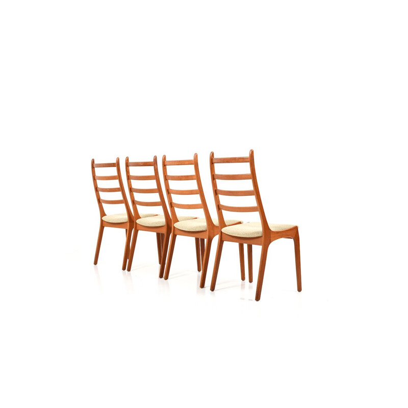 Set of 6 vintage teak dining chairs by Kai Kristiansen