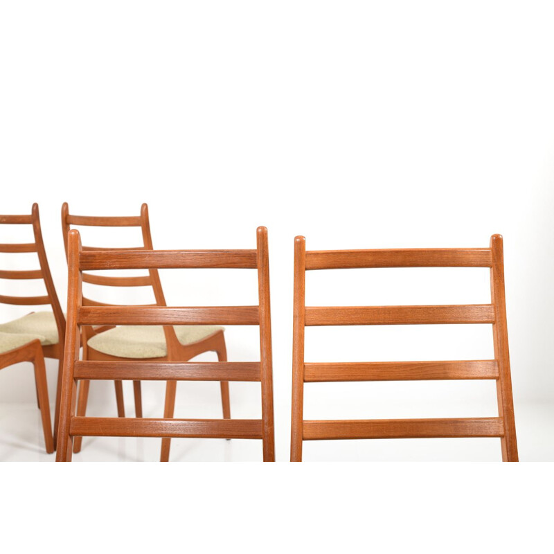 Set of 6 vintage teak dining chairs by Kai Kristiansen