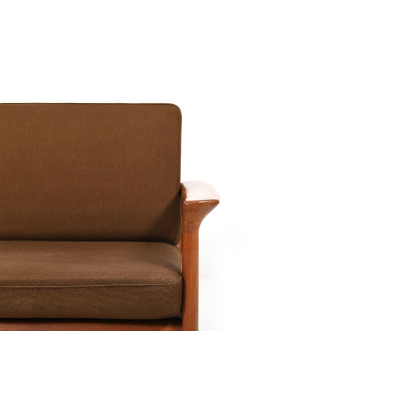 Vintage 3-seater sofa in teak by Sven Ellekær for Komfort, 1970s