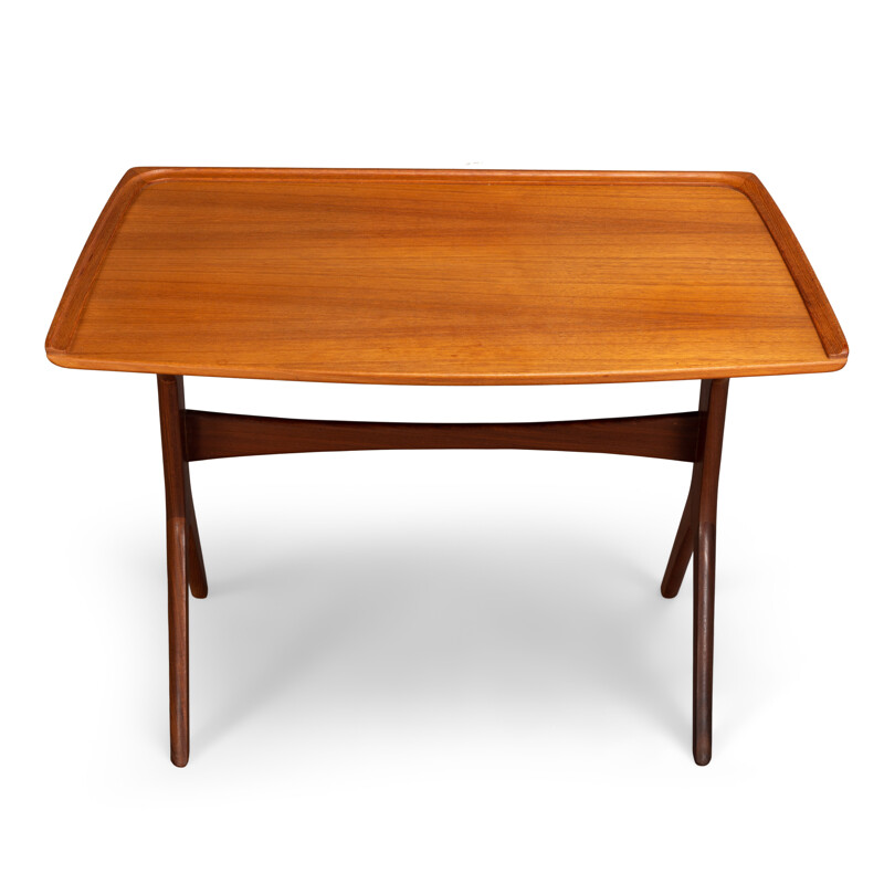 Vintage teak nesting tables by Johannes Andersen for CFC Silkeborg, 1960s