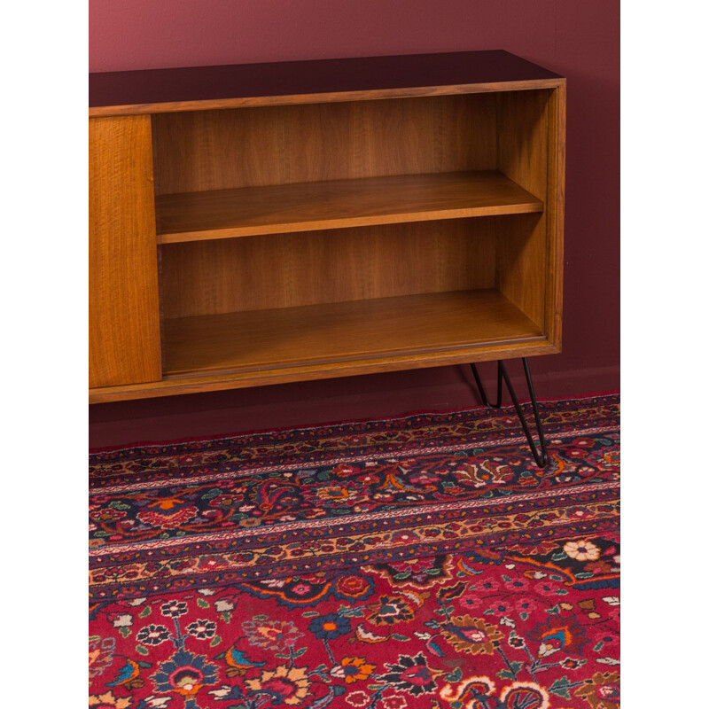 Vintage walnut sideboard, Germany, 1950s