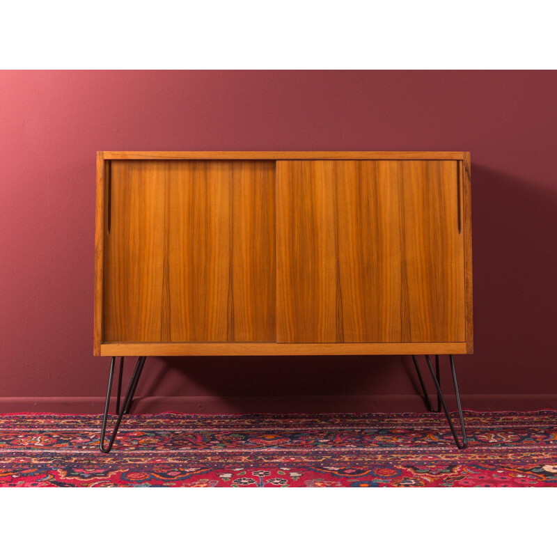 Vintage walnut buffet, Germany, 1950s