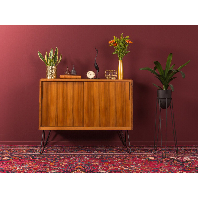 Vintage walnut buffet, Germany, 1950s