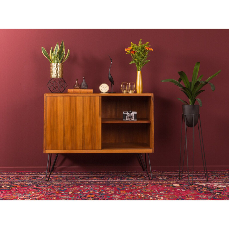 Vintage walnut buffet, Germany, 1950s