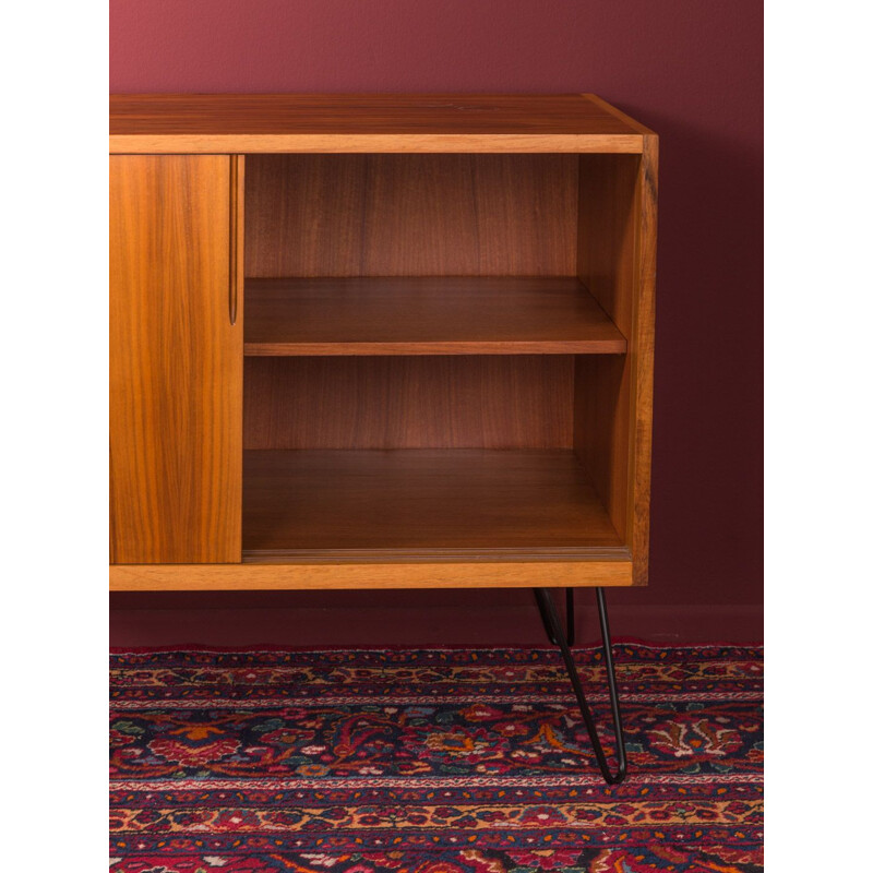 Vintage walnut buffet, Germany, 1950s