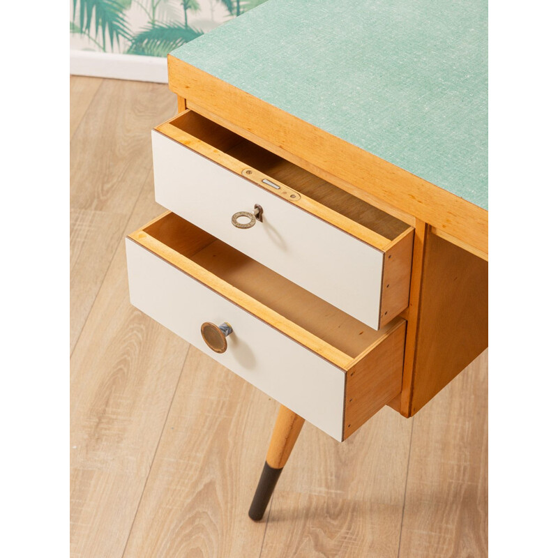 Vintage formica and ash desk, Germany, 1950s 