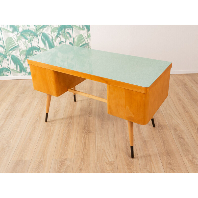 Vintage formica and ash desk, Germany, 1950s 