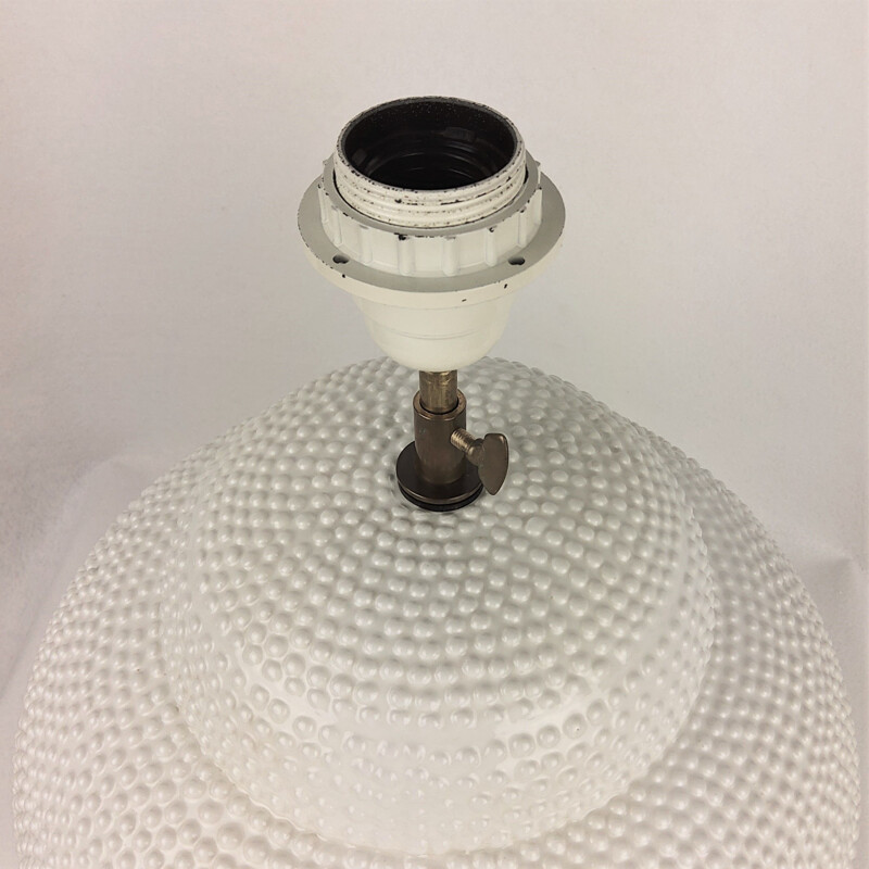 Lampe vintage en céramique de perles par Chaumette Paris, 1980