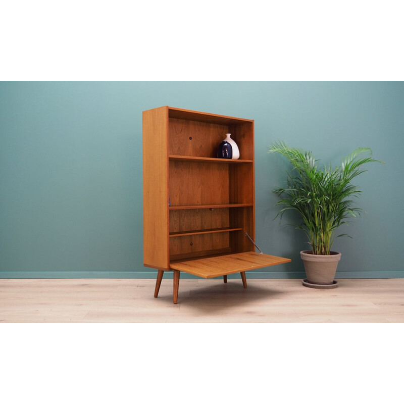 Vintage teak bookcase, Denmark, 1960-70s