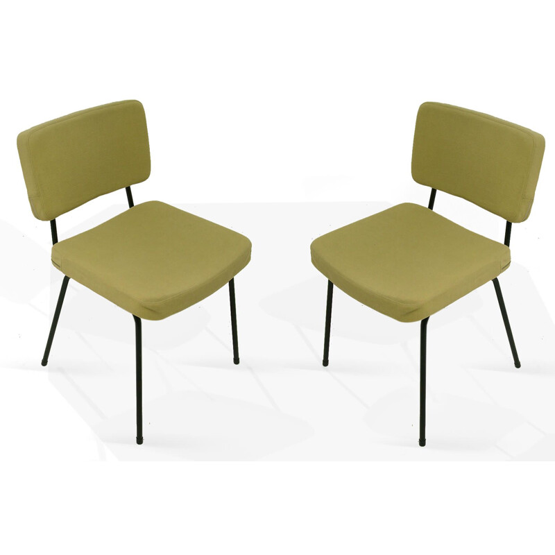 Set of 2 vintage chairs by André Simard for Airborne