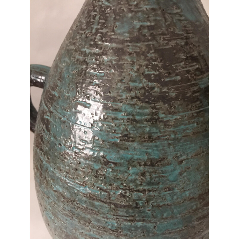 Vintage ceramic vase by Gérard Hoffmann