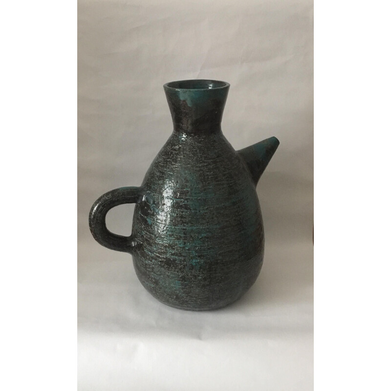 Vintage ceramic vase by Gérard Hoffmann