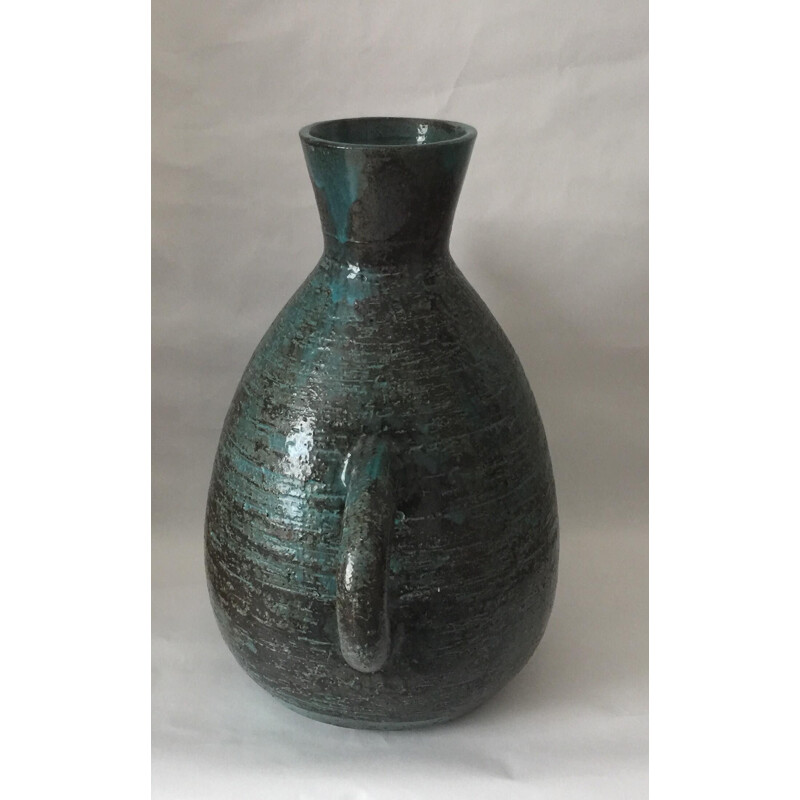 Vintage ceramic vase by Gérard Hoffmann