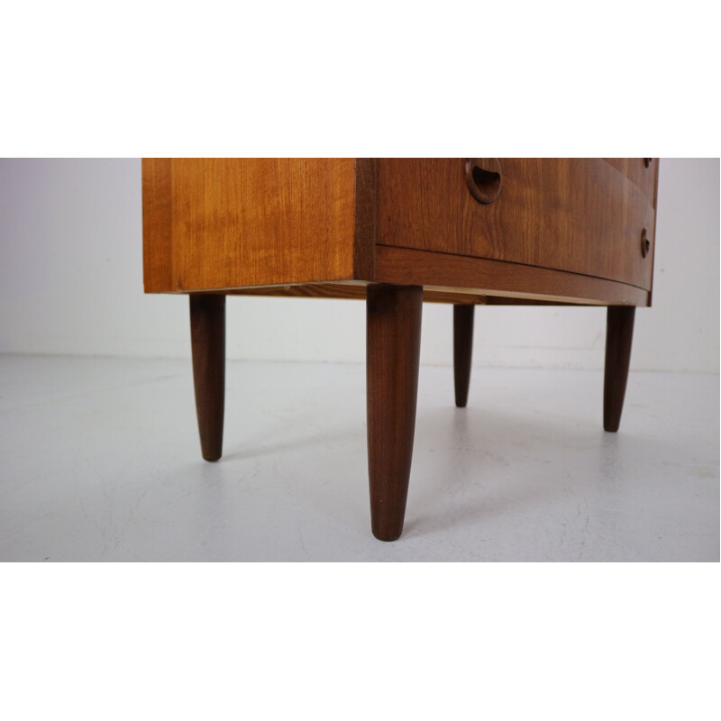 Vintage teak chest of drawers by Kai Kristiansen for Feldballes Møbelfabrik, 1960