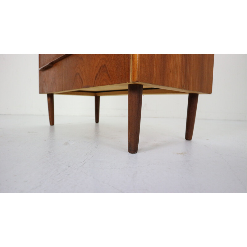 Vintage Danish chest of  drawers in teak, 1960