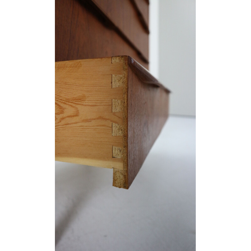 Vintage Danish chest of  drawers in teak, 1960