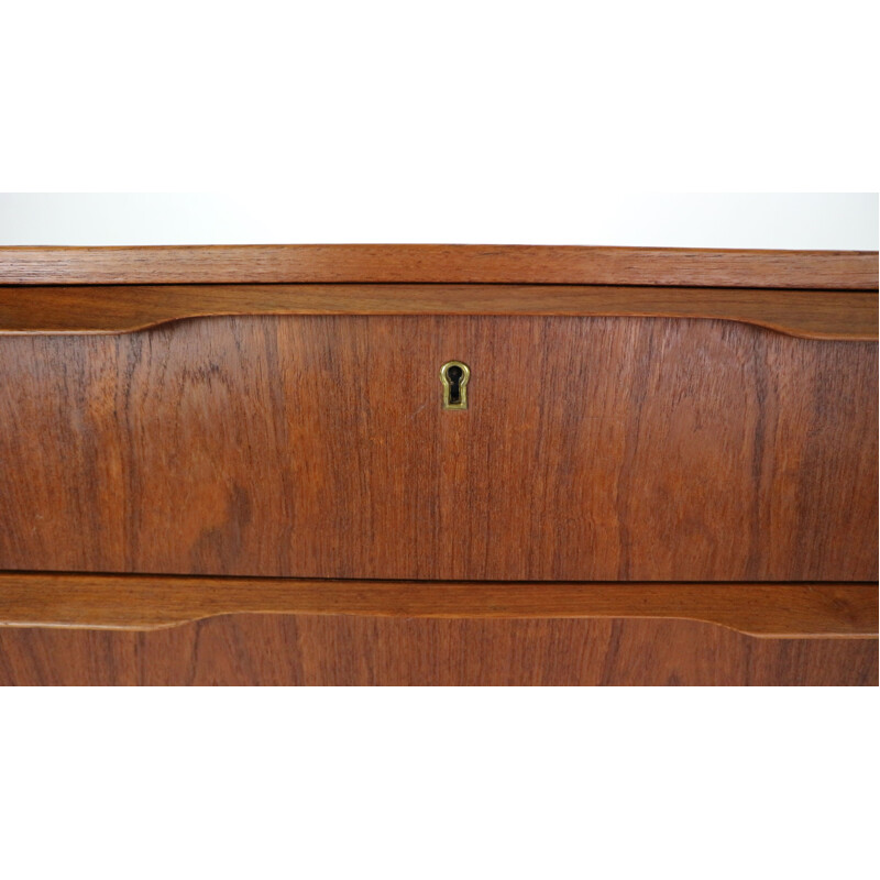 Vintage Danish chest of  drawers in teak, 1960