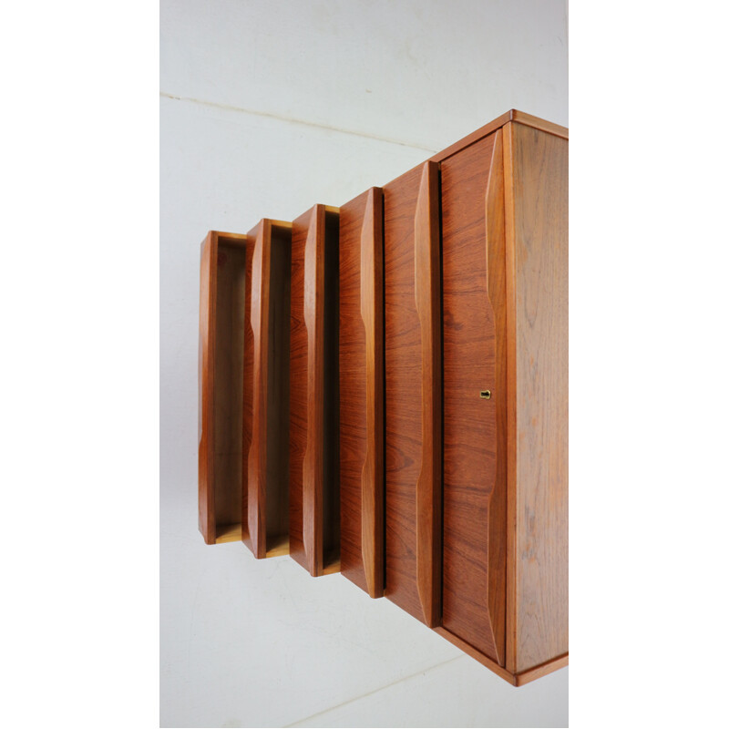 Vintage Danish chest of  drawers in teak, 1960