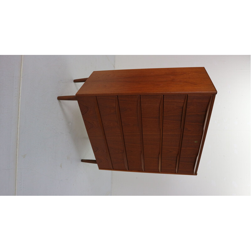 Vintage Danish chest of  drawers in teak, 1960