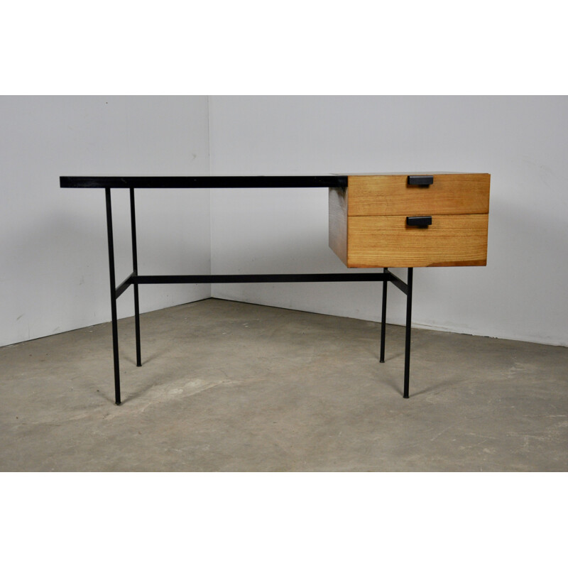 Vintage CM141 Desk by Pierre Paulin for Thonet, 1954