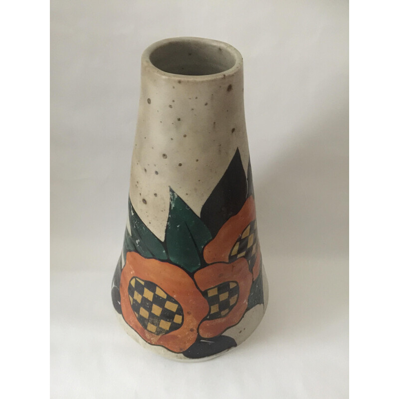 Vintage Art Deco vase de Betzy Augeron, 1930