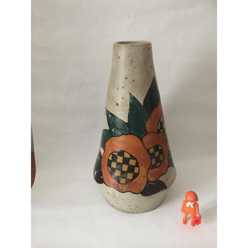 Vintage Art Deco vase by Betzy Augeron, 1930