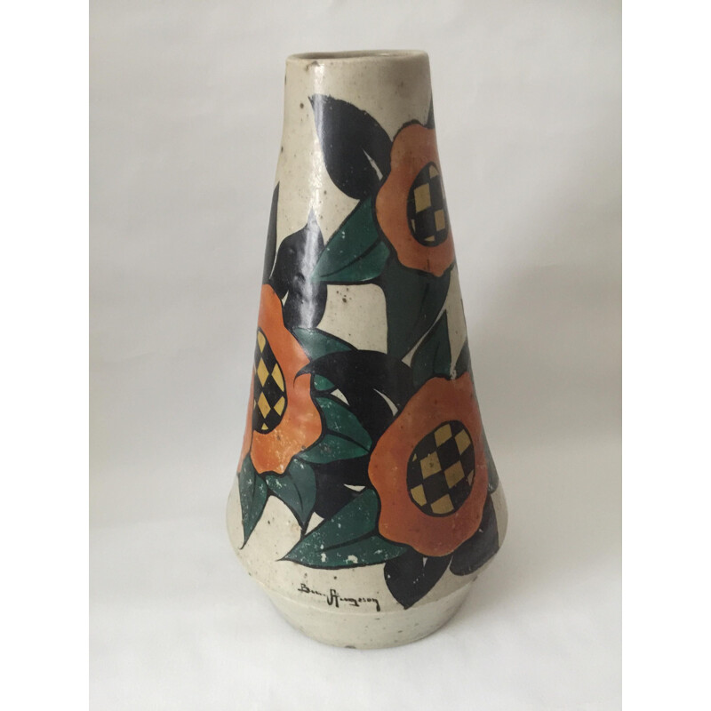 Vaso vintage Art Déco di Betzy Augeron, 1930